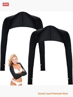 Cooling Sun Protection Arm Sleeves with Finger Holes